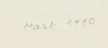 Mark (Márkus), Anna (1928-): Geometrikus kompozíció, 1990. Szitanyomat, papír, jelzett, számozott (8...