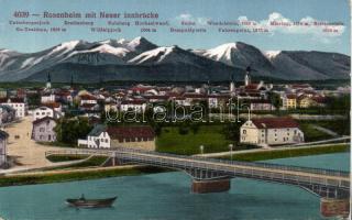 Rosenheim with Innbrücke bridge