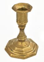 Réz gyertyatartó, m: 11 cm