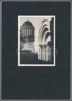 cca 1920 Gerevich Tibor: Magyarország művészeti emlékei. K. m. Egy. Ny. 8p. Bemutató füzet a megjelent könyv sorozathoz