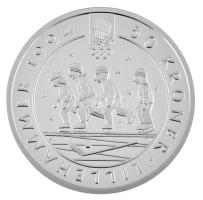 Norvégia 1992. 50K Ag "Lillehammer Téli Olimpia - Korcsolyázó gyermekek" T:PP
Norway 1992...