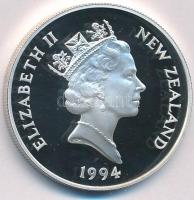 Új-Zéland 1994. 5D Ag "II. Erzsébet / XVII. Téli Olimpia - Lillehammer" T:PP
New Zealand ...
