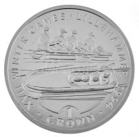 Gibraltár 1993. 1C Ag "II. Erzsébet / Lillehammer Téli Olimpia - Bob" T:PP / Gibraltar 199...