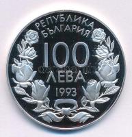 Bulgária 1993. 100L Ag "XVII. Téli Olimpia 1994 - Lillehammer" T:PP 
Bulgaria1993. 100 Le...