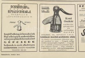 1928 A szikvíz előállítását és forgalmazását szabályozó rendelet nagy méretű hirdetménye 100x70 cm