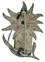 ~1930. "MTE (Magyar Turista Egyesület)" zománcozott fém jelvény, "BERÁN N. BPEST DÖBR...