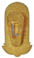 1934. "Tornász Világbajnokság Budapest 1934" aranyozott bronz gomblyukjelvény "Cserké...