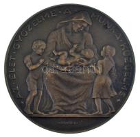 Szántó Gergely (1886-1962) 1929. Az élet győzelme a munka küzdelme bronz emlékérem, Éremkedvelők Egyesületének tagsági érme, peremén ÉKE 1929, sorszámozott, 64-es sorszámmal (70mm) T:AU / Hungary 1929. Az élet győzelme a munka küzdelme bronze commemorative medallion, membership medal of the Association of Medal Enthusiasts, with ÉKE 1929 and serial number 64 on edge Sign: Gergely Szántó (70mm) C:AU Adamo ÉKE27, HP.: 5040.