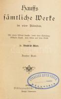 (Willhelm) Hauffs sämtliche Werke 1-4. Leipzig, ca 1900 4 kötet egészvászon kötésben