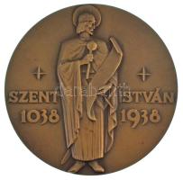 Reményi József (1887-1977) 1938. "Szent István 1038 - 1938 / Halálának 900-ik évfordulóján" bronz emlékérem, Éremkedvelők Egyesületének tagsági érme, peremén "ÉKE 1939", sorszámozott, "58"-as sorszámmal (70mm) T:AU / Hungary 1938. "Szent István 1038 - 1938 / Halálának 900-ik évfordulóján" bronze commemorative medallion, membership medal of the Association of Medal Enthusiasts, with "ÉKE 1939" and serial number "58" on edge. Sign: József Reményi (70mm) C:AU Adamo ÉKE34., TP.: 2293.