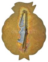 ~1970-1980. "Kohászat Kiváló Dolgozója" zománcozott fém jelvény (44x34mm) T:AU