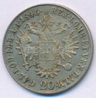 1846E 20kr Ag "V. Ferdinánd" T:XF patina
Hungary 1846E 20 Kreuzer Ag "Ferdinand V&qu...
