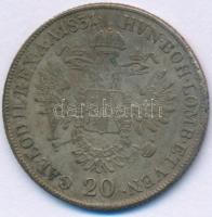 Ausztria 1831M 20kr Ag "I. Ferenc" Milánó T:VF patina
Austria 1831M 20 Kreuzer Ag "F...