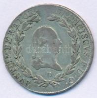 Ausztria 1808D 20kr Ag &quot;I. Ferenc&quot; Salzburg T:VF karc Austria 1808D 20 Kreuzer Ag &quot;Franz I&quot; Salzburg C:VF scratch Krause KM#2141