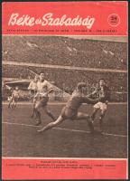 1953, 1956 Béke és Szabadság 3 száma és az Esti Budapest címlapja, bennne az Aranycsapat híreivel. + Béke és Szabadság olimpiai különszáma.