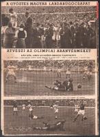 1953, 1956 Béke és Szabadság 3 száma és az Esti Budapest címlapja, bennne az Aranycsapat híreivel. +...