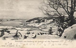 Wallberg sledding field and Tegernsee