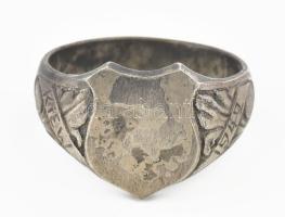 Kiew 1942 II. világháborús frontmunka ezüst (Ag) gyűrű 9,4 g, m. 65