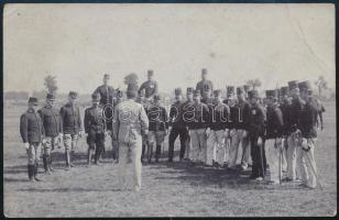 Osztrák-magyar katonák csoportja / Austro-Hungarian K.u.K. military, group of soldiers. photo (EB)