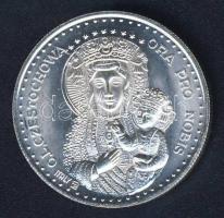 Vatikán DN "II. János Pál pápa - Czestochowai Fekete Madonna" ffém emlékérem T:BU
