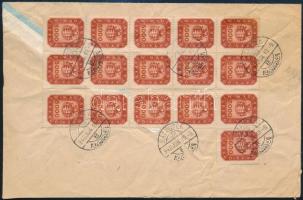 1946 (20. díjszabás) Külföldi levél 80.000.000.000P bérmentesítéssel / Cover with 80.000.000.000P franking to Switzerland &quot;BÁTASZÉK&quot;