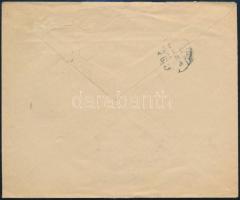 1946 (21. díjszabás) Budapest helyi levél 8 db Milpengős bélyeggel / Local cover with 8 stamps