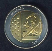 Vatikán 2005. 2€ próbaveret! T:BU