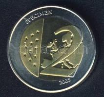 Vatikán 2005. 2€ próbaveret! T:BU