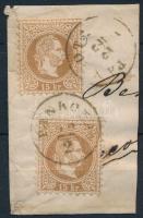 1867 2 x 15kr PANKOTA