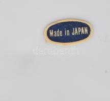 3 darab dekoratív japán porcelán tárgy, kínáló, bonbonier. Hibátlan, d: 29 cm alatt