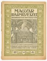 1914 Magyar Iparművészet XVII. évf. 10. sz. Szerk.: Györgyi Kálmán. Kiadja az Orsz. Magy. Iparművészeti Társulat. Bp., 1914. Székesfőváros Házinyomdája. Fekete-fehér fotókkal illusztrálva. Kiadói papírkötésben gerincen sérüléssel