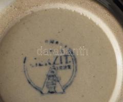 Original Gerzit "Wimbledon 1977" söröskorsó, kék mázzal festett oldalán az adott évben fér...