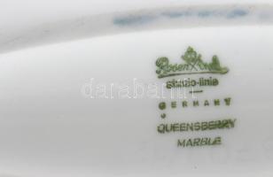 Rosenthal studio-line Queensberry Marble váza. Fátyolosan színezett, lapított vázatest, jelzett, hib...