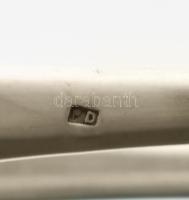 Ezüst (Ag) cukorfogó. Jelzett, nettó: 66g