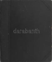 cca 1936 báró Wesselényi Miklós: Doctori értekezés az egyházi jog köréből, gépelt oldalak, a címlapo...