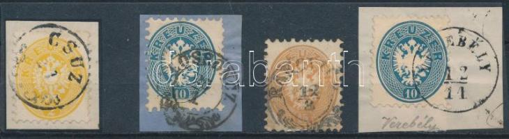1864 4 db felvidéki bélyegzés (Gudlin 600 p)