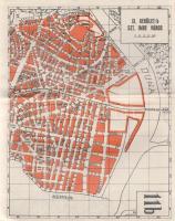 Budapest 21 térképe, utcanévjegyzékkel és idegenvezető címtárral.
Budapest, (1942). Fővárosi Közmun...