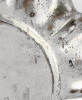 Ezüst (Ag) ovális tálca. Jelzett, 38x21 cm, nettó: 445g