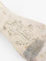 Wirth János és Fia ezüst (Ag) merőkanál, jelzett, nettó: 255g