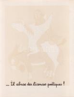 Jean Effel:
Breves rencontres. (Számozott példány, Jean Effel aláírt, számozott színes kőnyomatával...