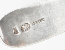 Ezüst (Ag) kanál, 13 latos, Pest, 1849, jelzett, nettó: 66g