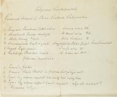 1897 Füzesséry Géza (1831-1909) köz és váltóügyvéd, 1848-49-ben honvédszázados, felperesi kérdőponto...