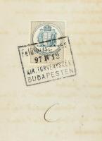 1897 Füzesséry Géza (1831-1909) köz és váltóügyvéd, 1848-49-ben honvédszázados, felperesi kérdőponto...