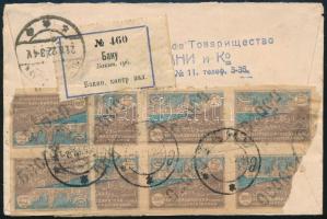 1922 Ajánlott levél / Registered cover BAKU - Germany