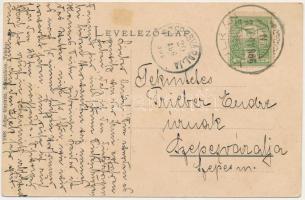 1908 Vulkán, Zsivadejvulkán, Vulcan; Mély akna. Adler fényirda / Tiefschacht-Anlage / mine (fl)