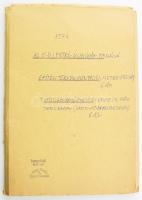 cca 1972-74 Budapest, Uvaterv É-D-i metró (M3) építési sokszorosított tervrajzai a Klinikák megállónál, Metró Beruházási Vállalat bélyegzőivel, ajtó acélszerkezetről, ajtótokról stb., 6 db + járműtengely, fékberendezés tervrajz, 6 db, mappában