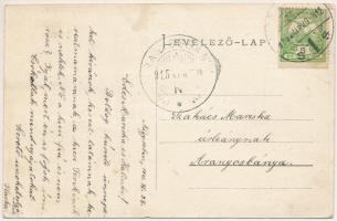 1915 Nagyszeben, Hermannstadt, Sibiu; A Szent Ferenc-rendi nővérek tan- és nevelőintézete, a tanítón...