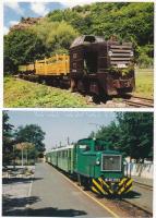 29 db MODERN magyar erdei vasúti képeslap: mozdonyok, vonatok