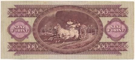 1962. 100Ft "B 724 019211" T:F szép papír 
Adamo F31