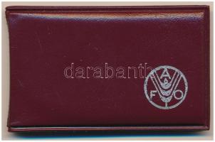 1983. 20f Al + 5Ft Ni + 10Ft Ni "FAO" sor, eredeti tokban, tanúsítvánnyal T:UNC patina Ada...